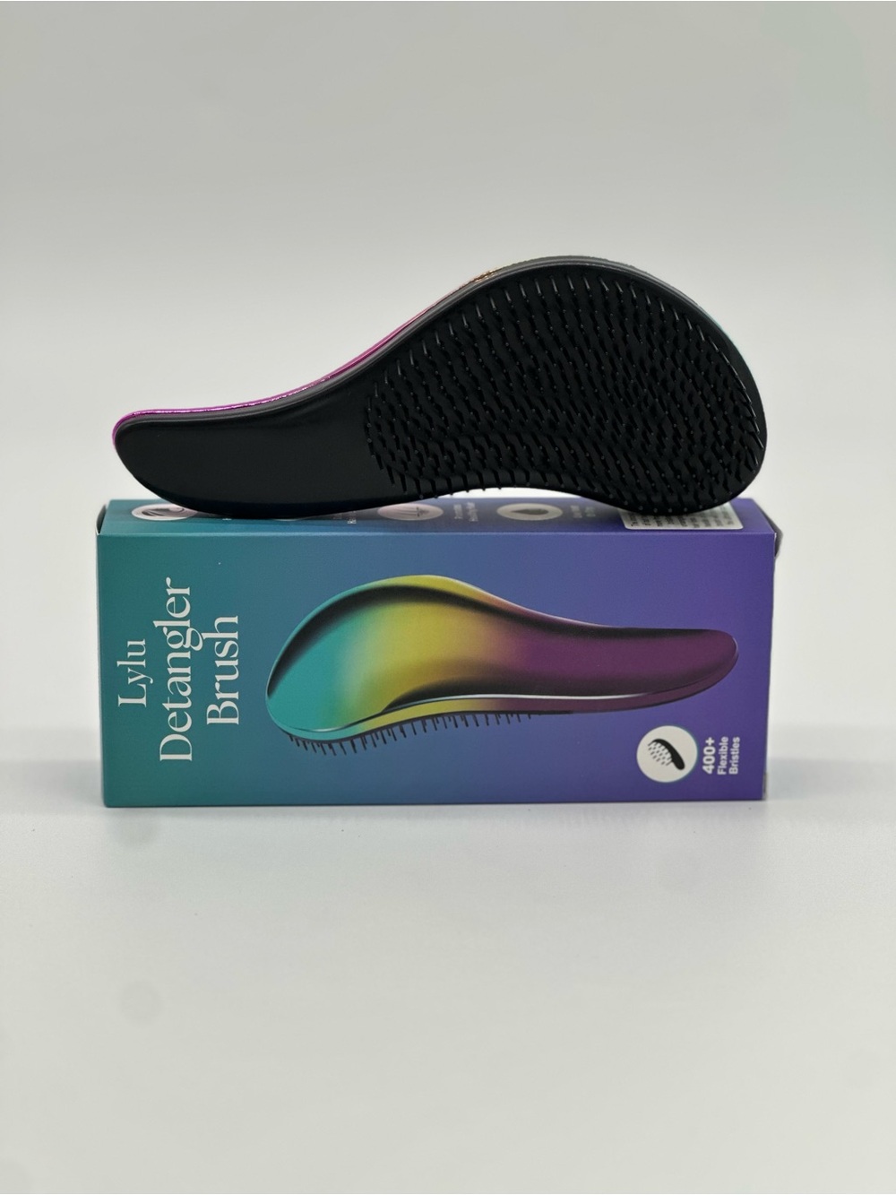 Detangler Brush - Black/Purple